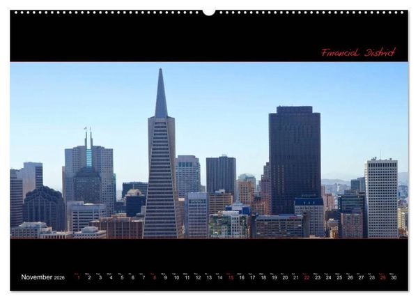 Produktbild: SAN FRANCISCO Panoramic Highlights (High Quality Premium Wall Calendar 2026 DIN A2 landscape),CALVENDO 12 Month Wall Calendar