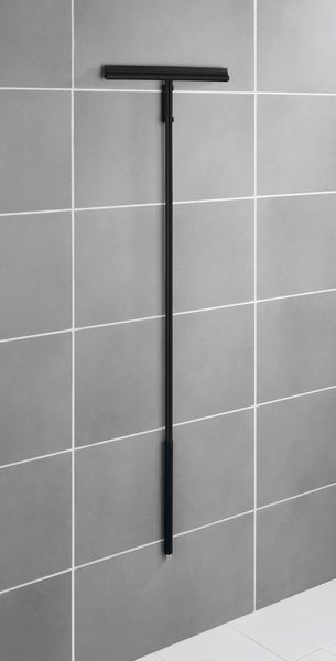 Produktbild: Edelstahl Boden-und Fensterwischer Mod. Rosole Schwarz, 40 cm Wischbreite