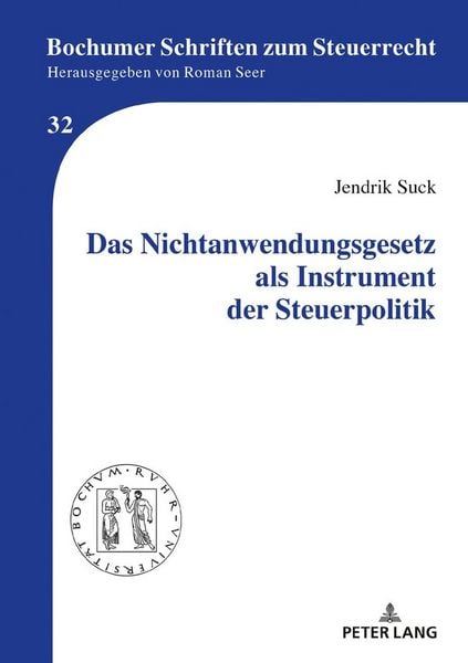 Produktbild: Das Nichtanwendungsgesetz als Instrument der Steuerpolitik