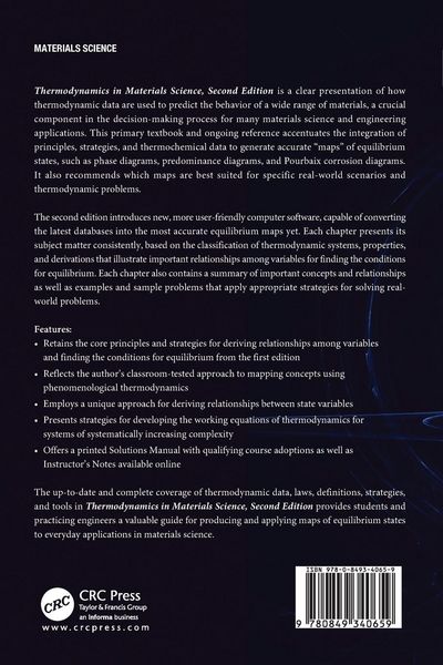 Produktbild: Thermodynamics in Materials Science