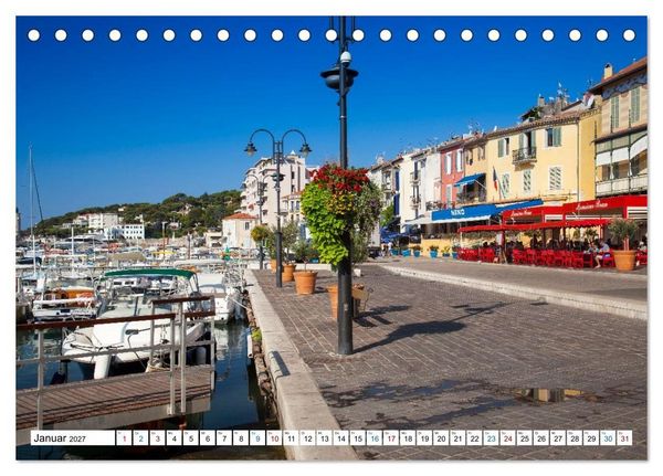 Produktbild: C&ocirc;te d&rsquo;Azur Glanzlichter an der franz&ouml;sischen Mittelmeerk&uuml;ste (Tischkalender 2027 DIN A5 quer), CALVENDO Monatskalender