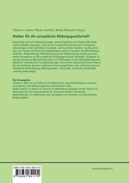 Produktbild: Medien f&uuml;r die Europ&auml;ische Bildungsgesellschaft