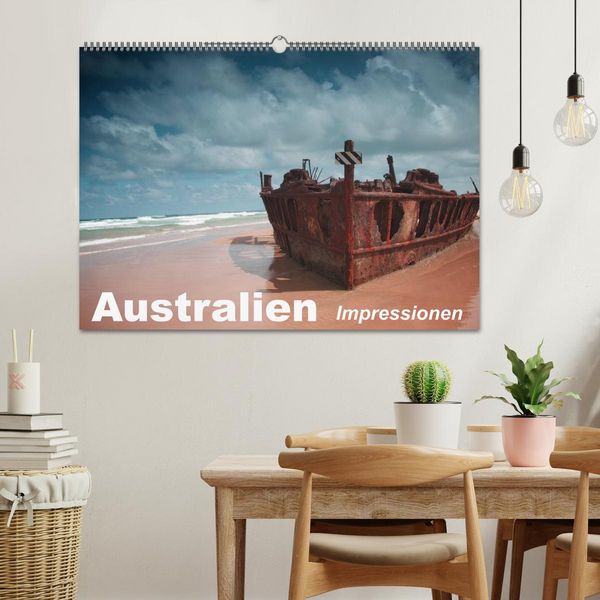 Produktbild: Australien &bull; Impressionen (Wandkalender 2026 DIN A2 quer), CALVENDO Monatskalender