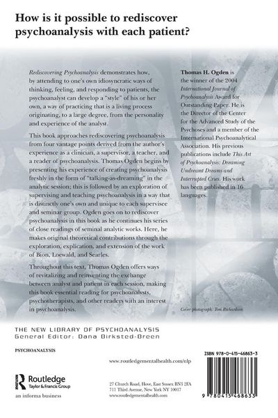 Produktbild: Rediscovering Psychoanalysis