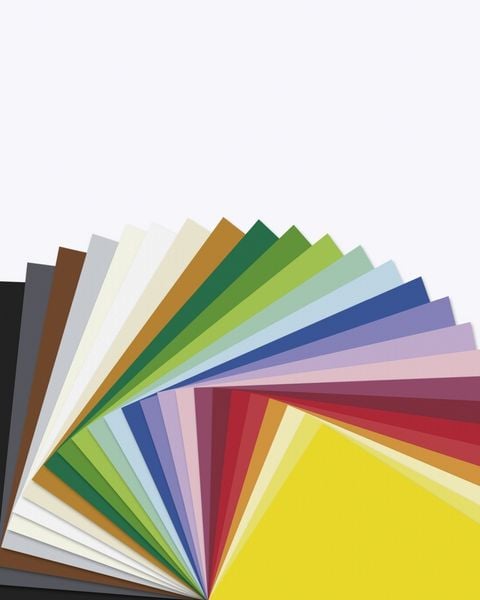 Produktbild: Folia Jumbo-Fotokartonblock, 24x34cm, 25 Blatt, farbig sortiert
