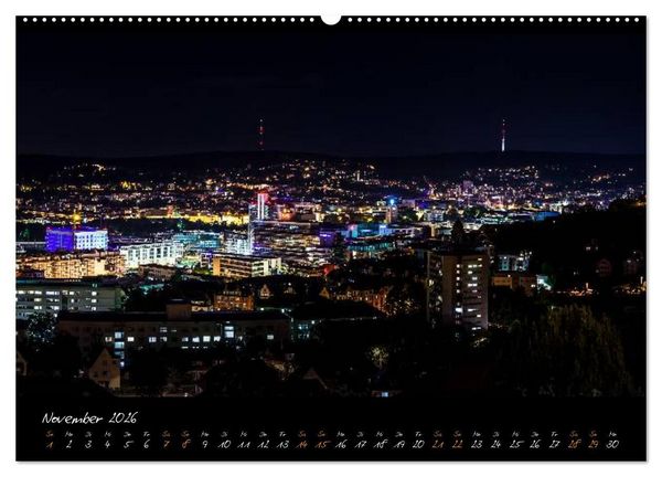 Produktbild: STUTTGART 2026 auf den zweiten Blick (hochwertiger Premium Wandkalender 2026 DIN A2 quer), Kunstdruck in Hochglanz