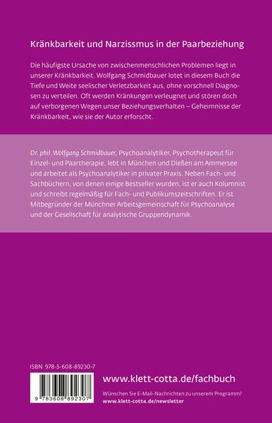 Produktbild: Die Geheimnisse der Kränkung und das Rätsel des Narzissmus (Leben Lernen, Bd. 303)