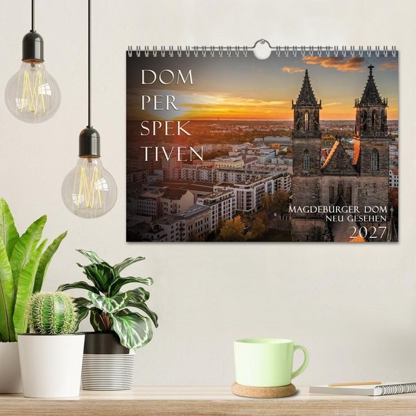 Produktbild: Domperspektiven: Magdeburger Dom - Neu gesehen 2027 (Wandkalender 2027 DIN A4 quer), CALVENDO Monatskalender