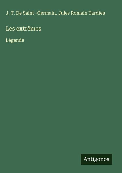 Produktbild: Les extr&ecirc;mes
