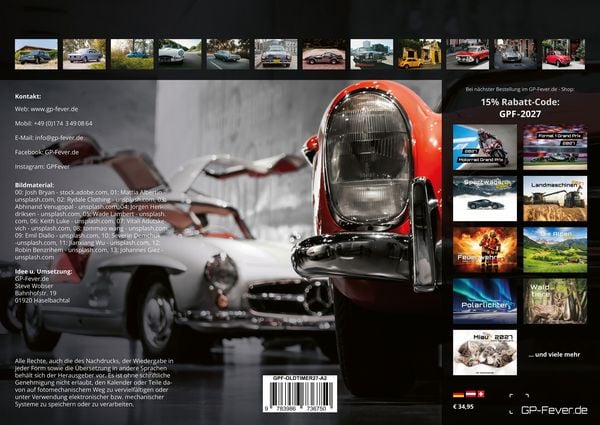 Produktbild: Oldtimer - OLDIES BUT GOLDIES - 2027 - Kalender DIN A2