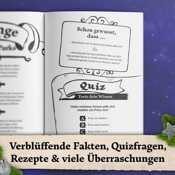 Produktbild: Unn&uuml;tzes Wissen f&uuml;r Disney-Fans &ndash; Der inoffizielle Adventskalender