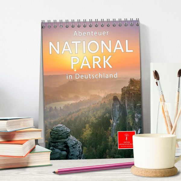 Produktbild: Abenteuer Nationalpark in Deutschland (Tischkalender 2026 DIN A5 hoch), CALVENDO Monatskalender