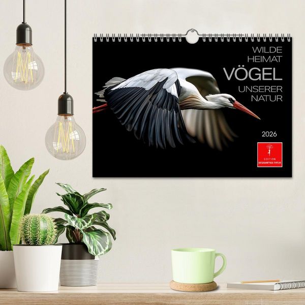 Produktbild: Wilde Heimat - V&ouml;gel unserer Natur (Wandkalender 2026 DIN A4 quer), CALVENDO Monatskalender