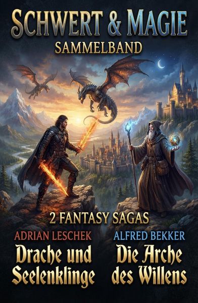 Produktbild: 2 Fantasy Sagas: Drache und Seelenklinge / Die Arche des Willens
