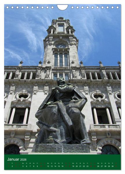 Produktbild: Farbiges Porto (Wandkalender 2026 DIN A4 hoch), CALVENDO Monatskalender