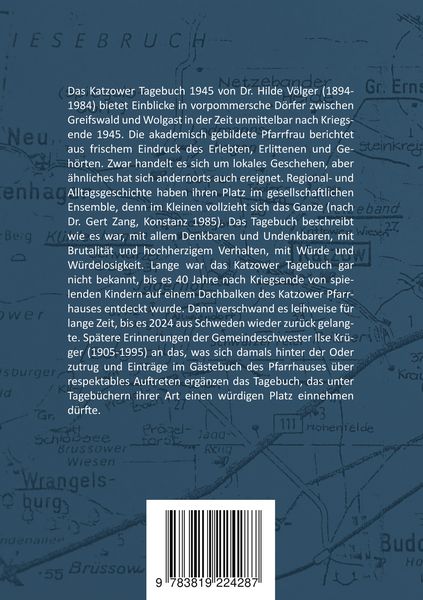 Produktbild: Katzower Tagebuch 1945