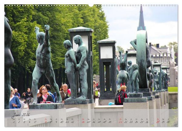 Produktbild: Vigeland (Wandkalender 2026 DIN A2 quer), CALVENDO Monatskalender