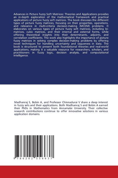 Produktbild: Advances in Cubic Picture Fuzzy Soft Matrices: Theories & Applications