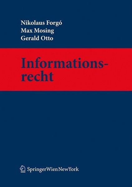 Produktbild: Forg&oacute;, N: Informationsrecht