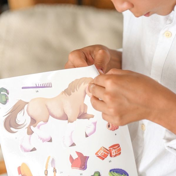 Produktbild: POPPIK - Sticker Lernposter Pferde