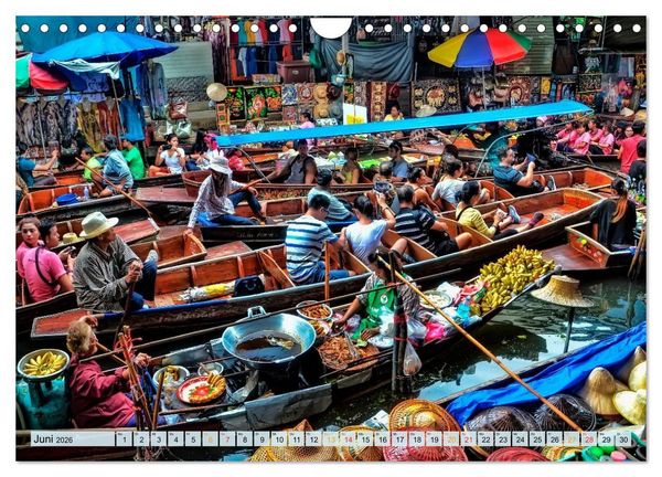 Produktbild: Bangkok - K&ouml;nigreich Thailand (Wandkalender 2026 DIN A4 quer), CALVENDO Monatskalender