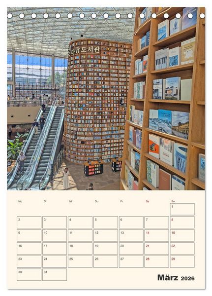 Produktbild: Entdecke Seoul (Tischkalender 2026 DIN A5 hoch), CALVENDO Monatskalender