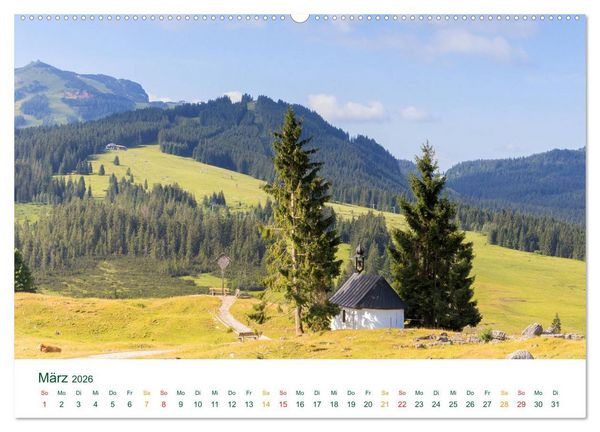 Produktbild: Auf der Winklmoosalm (Wandkalender 2026 DIN A2 quer), CALVENDO Monatskalender