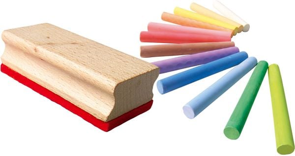 SES Creative - Bunte Kreide mit Schwamm