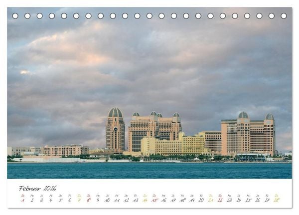 Produktbild: Doha, die arabische Welt im Aufbruch (Tischkalender 2026 DIN A5 quer), CALVENDO Monatskalender