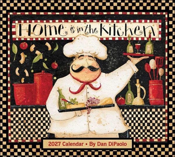 Produktbild: Home Is in the Kitchen 2027 Deluxe Wall Calendar