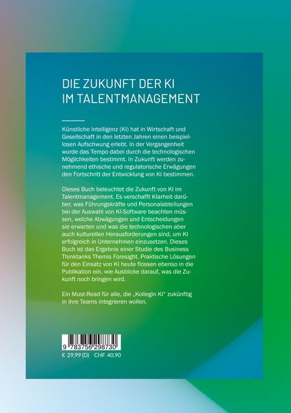 Produktbild: Die Zukunft der KI im Talentmanagement