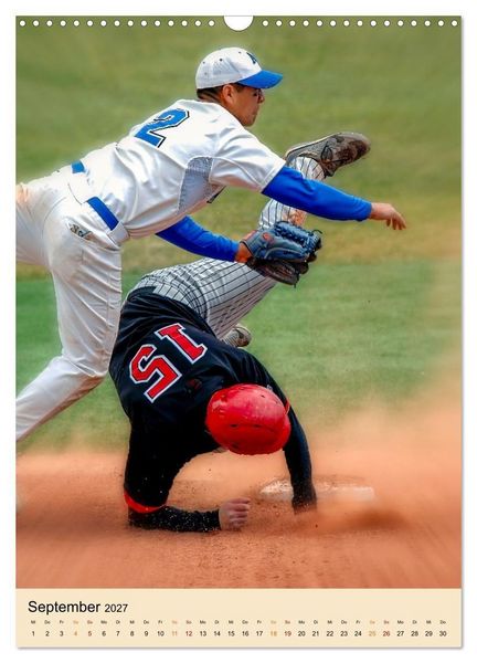 Produktbild: Baseball Power (Wandkalender 2027 DIN A3 hoch), CALVENDO Monatskalender