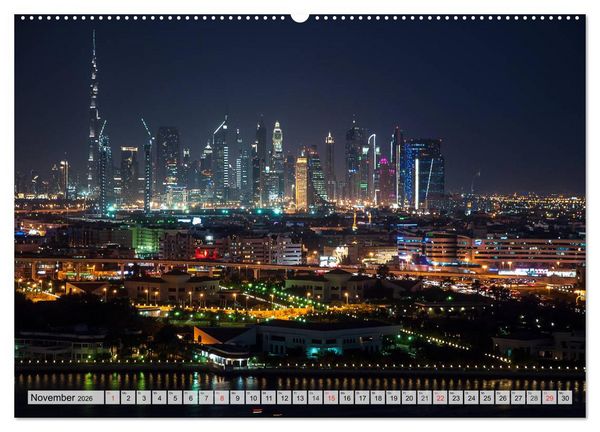 Produktbild: Big City Lights - Metropolen im Lichterglanz (hochwertiger Premium Wandkalender 2026 DIN A2 quer), Kunstdruck in Hochglanz