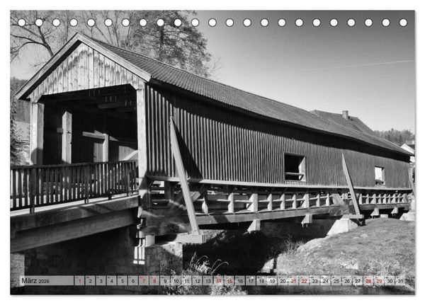 Produktbild: Th&uuml;ringen - &Uuml;berBr&uuml;cken (Tischkalender 2026 DIN A5 quer), CALVENDO Monatskalender