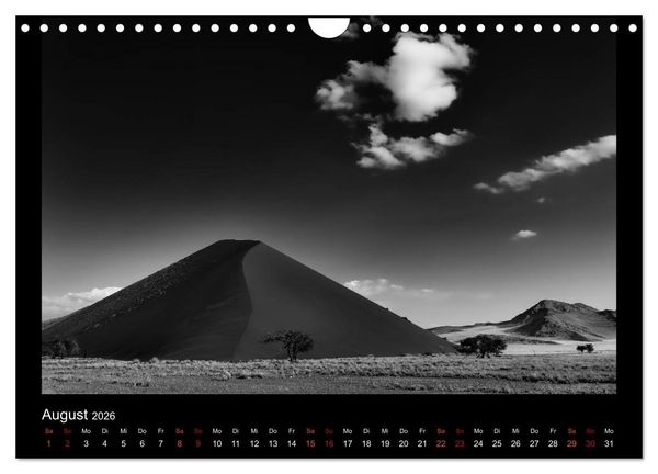 Produktbild: Soultouch - Schwarzwei&szlig; Landschaften, die die Seele ber&uuml;hren (Wandkalender 2026 DIN A4 quer), CALVENDO Monatskalender