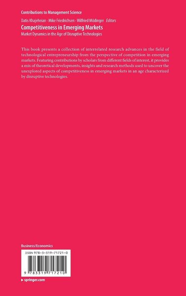 Produktbild: Competitiveness in Emerging Markets