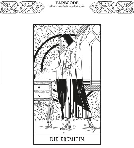 Modern Witch Tarot - Coloring Book