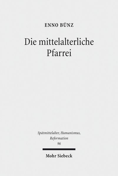 Produktbild: Die mittelalterliche Pfarrei