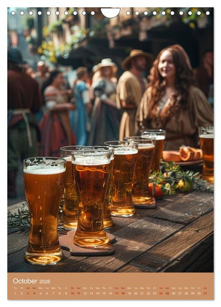 Produktbild: Prost German Beer (Wall Calendar 2026 DIN A4 portrait), CALVENDO 12 Month Wall Calendar