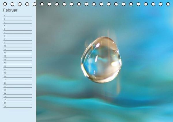 Produktbild: Geburtstagskalender "Wasser-Spiele" (Tischkalender immerw&auml;hrend DIN A5 quer)