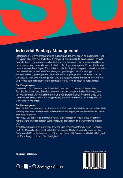 Produktbild: Industrial Ecology Management