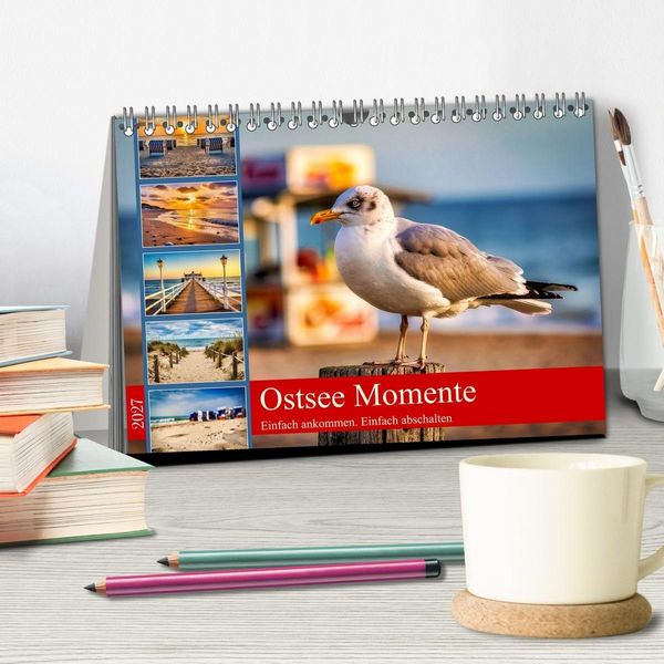 Produktbild: Ostsee Momente (Tischkalender 2027 DIN A5 quer), CALVENDO Monatskalender