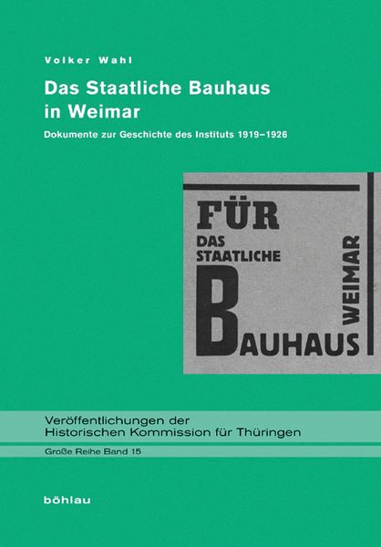 Produktbild: Das Staatliche Bauhaus in Weimar