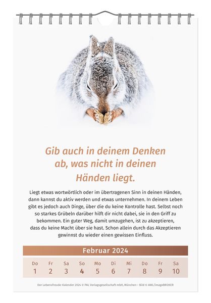 Der Lebensfreude-Kalender 2024