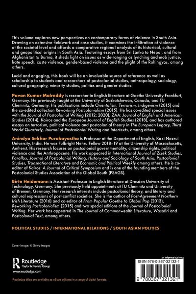 Produktbild: Violence in South Asia