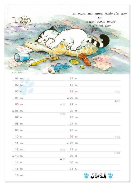 Produktbild: Kater Jacob: kleine Katzenweisheiten (Wandkalender 2026 DIN A4 hoch), CALVENDO Monatskalender