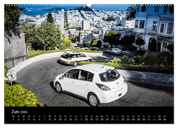 Produktbild: San Francisco - street view (Wandkalender 2026 DIN A2 quer), CALVENDO Monatskalender