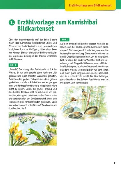Produktbild: Arbeitsmaterial Grundschule. Sachunterricht: Tiere und Pflanzen am Teich.