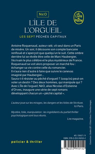Produktbild: L'&icirc;le de l'orgueil. Les sept p&eacute;ch&eacute;s capitaux