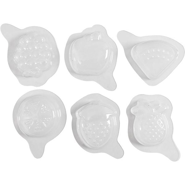 Produktbild: Creativ Company Form, Fr&uuml;chte, H 1,8 cm, L 4,5-6 cm, 6 Stk
